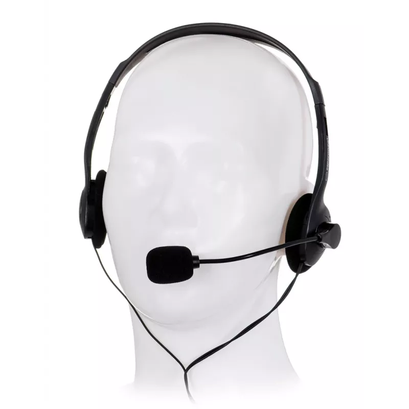 Esperanza EH102 Wired Headset with Microphone - Black
