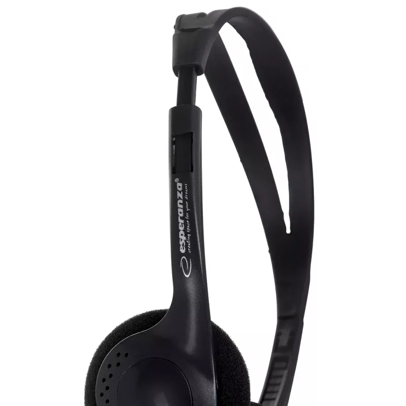 Esperanza EH102 Wired Headset with Microphone - Black