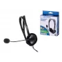 Esperanza EH102 Wired Headset with Microphone - Black