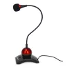 Esperanza EH130 PC Microphone, Condenser, Omnidirectional, 3.5mm Jack, Black/Red