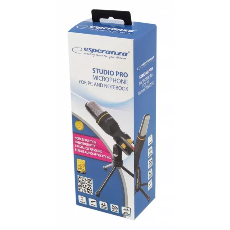 Esperanza EH182 Studio Pro Table Microphone Black