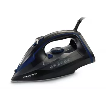 Esperanza EHI012 2600W Ceramic Soleplate Steam Iron, Black