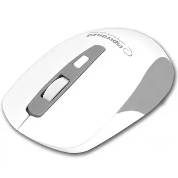 Esperanza EM130W Wireless Bluetooth 4D Mouse, White