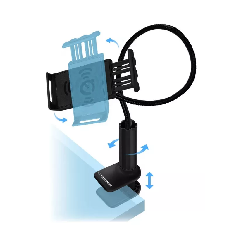 Esperanza EMH142 Desktop Mount for Phones and Tablets, Black