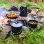 Esschert Design FF215 Camping Cookware Set Black 7 Pieces