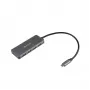 ESTUFF ES623007 USB-C Charging Hub 165W GaN 4-Port Power Delivery Space Gray