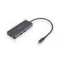 ESTUFF ES623013 USB-C 6-in-1 Mobile Hub 4K HDMI 2x USB-A 100W PD Aluminium Grey