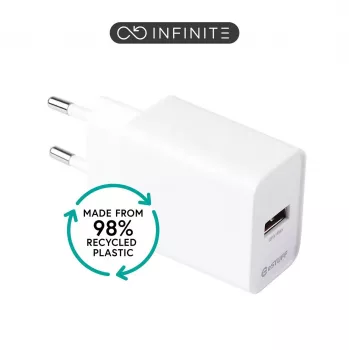 ESTUFF INFINITE (GRS) USB-A Charger 12W White EU