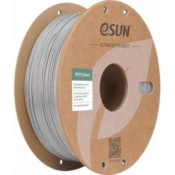 eSUN PETG 1.75mm Silver 1kg 3D Printer Filament PETG-Basic175S1P1