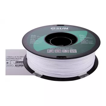ESUN PLA+ 1.75mm Cold White 1kg 3D Printer Filament