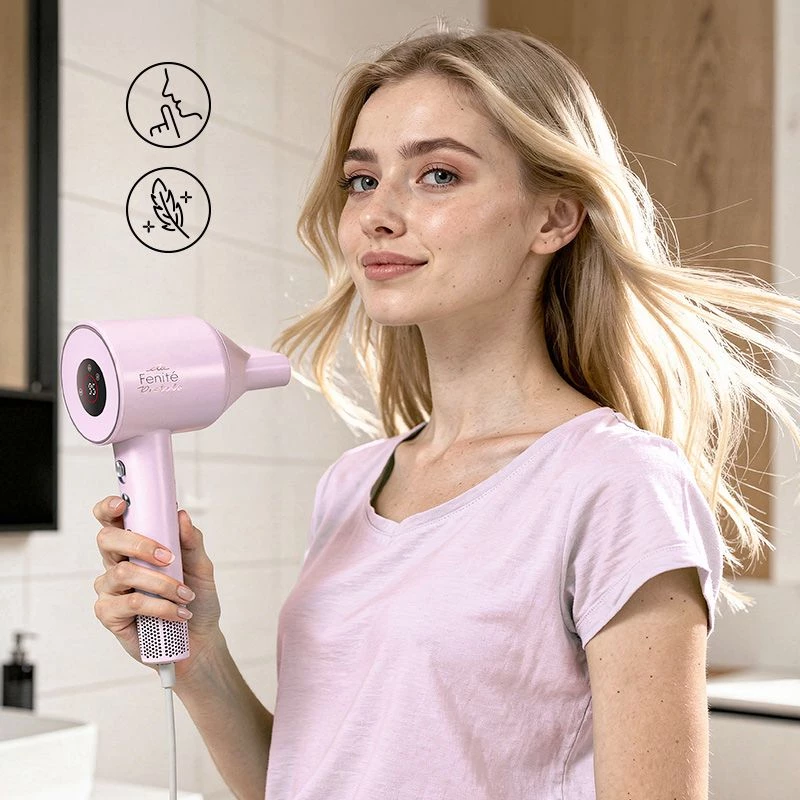 ETA Fenité Pastels Hair Dryer 1600 W Ionic Light Pink with Diffuser
