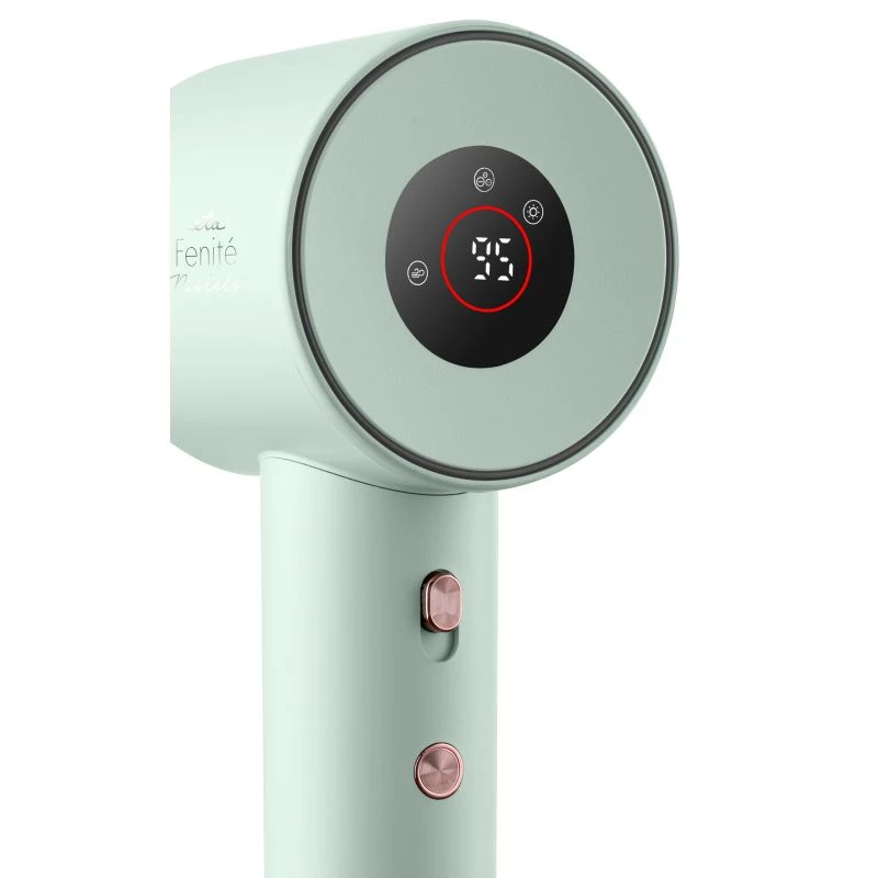 ETA Fenité Pastels Hair Dryer 1600W with Ionic Function, 3 Heat Settings, Diffuser Nozzle, Light Green