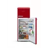 ETA Storio Retro Fridge Freezer 215L Freestanding Red Energy Class E