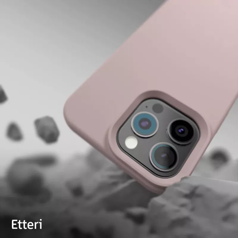 ETTERI Silicone Mag Case for iPhone 16 Pro 6.3 inch Light Pink