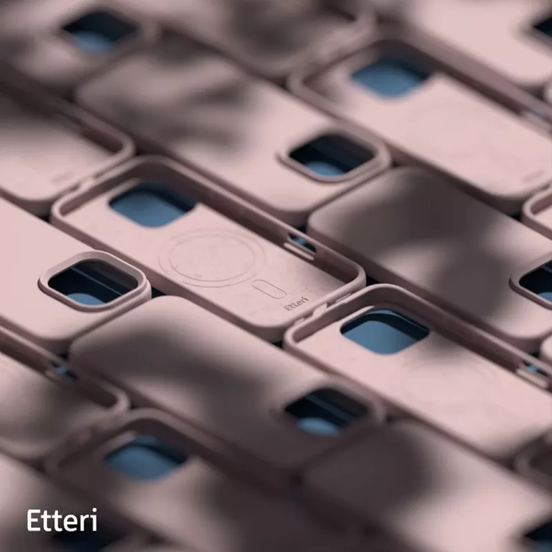 ETTERI Silicone Mag Case for iPhone 16 Pro 6.3 inch Light Pink