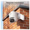 eufy eufyCam C36 solo 4K UHD Wire-Free Solar Security Camera, White