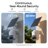 eufy eufyCam C36 solo 4K UHD Wire-Free Solar Security Camera, White