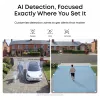 eufy eufyCam C36 solo 4K UHD Wire-Free Solar Security Camera, White