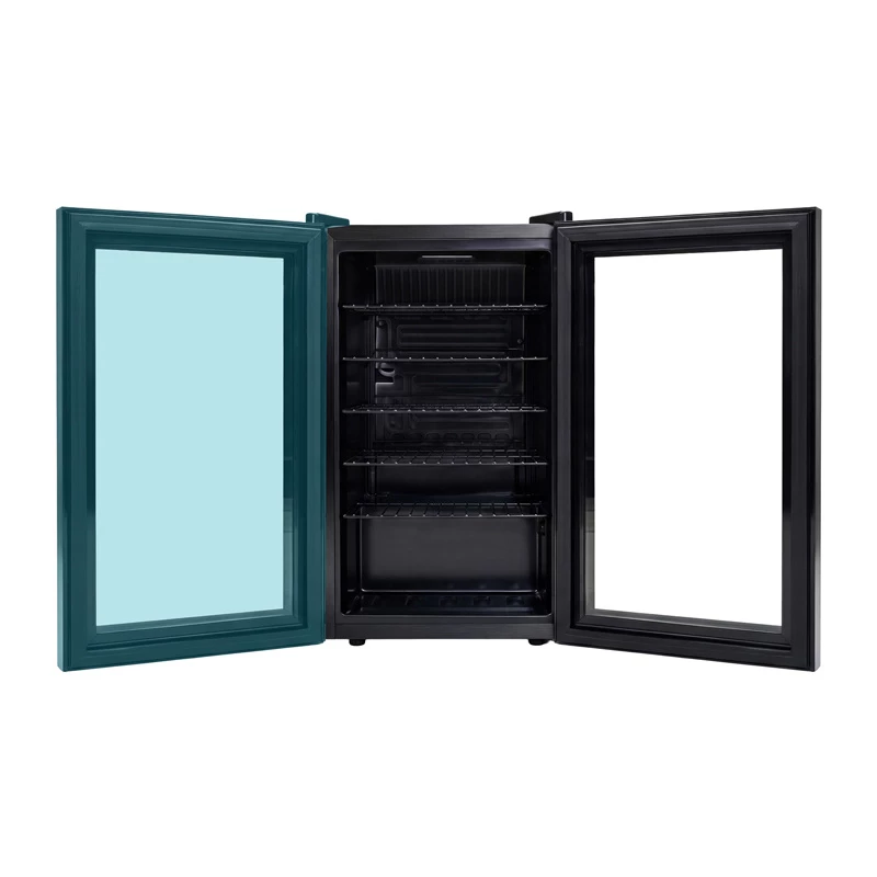EUHOMY BR001-89BL 70L Beverage Display Refrigerator (Black)