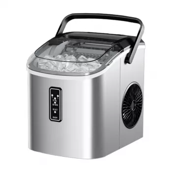 EUHOMY IM08 Ice Maker, 1.2 L, 12 kg (Silver)