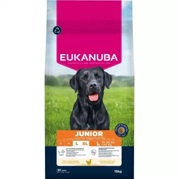 Eukanuba Premium Nutrition Junior Large & Giant Breed Dry Dog Food, Chicken 15kg