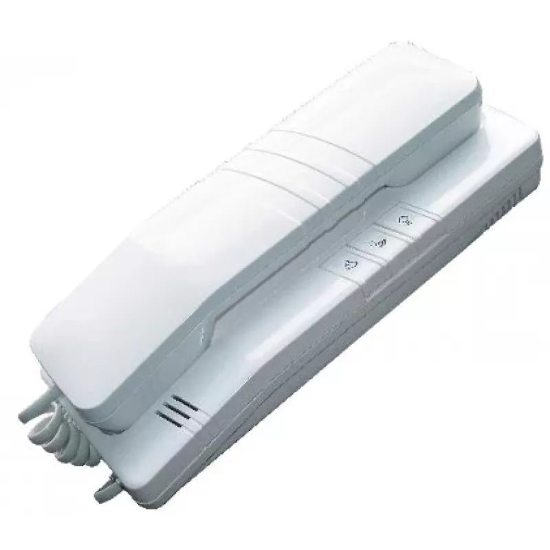 EURA ADA-38A3 4-Wire Analog Intercom Handset for RL-3203H Systems, White