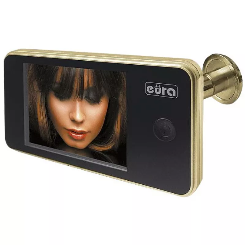 EURA VDP-01C1 ERIS Digital Door Viewer 3.2 inch LCD Gold
