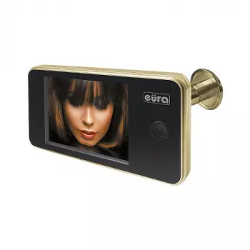 EURA VDP-01C1 ERIS Digital Door Viewer 3.2 inch LCD Gold