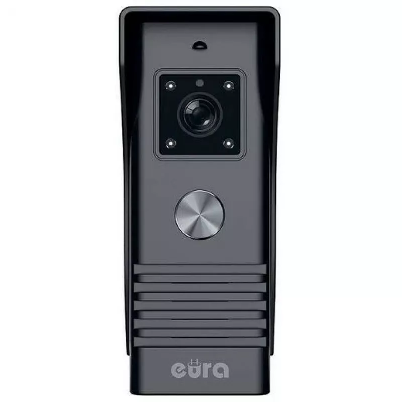 EURA VDP-45A3 ALPHA 7-inch Color Video Intercom System, Black