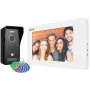 EURA VDP-76A3 7-inch Wired Video Door Phone with Monitor, White