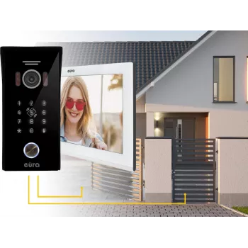 EURA VDP-99C5 Video Intercom, 7-inch Touchscreen, WiFi, RFID, Tuya, White