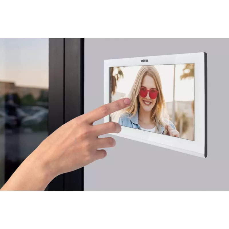 EURA VDP-99C5 Video Intercom, 7-inch Touchscreen, WiFi, RFID, Tuya, White