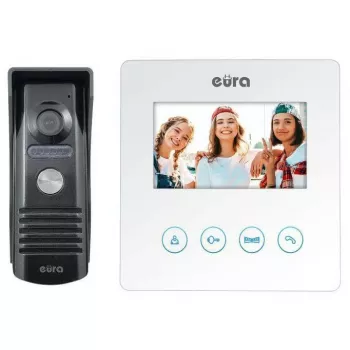Eura Video Intercom EURA VDP-52A3ATIRA White