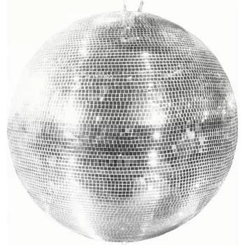 Eurolite 5010160A Mirror Ball 150 cm Real Glass Facets Silver