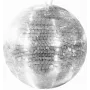 Eurolite 5010160A Mirror Ball 150 cm Real Glass Facets Silver