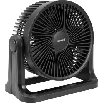 EUROLITE AKKU AF-10 Mini Silent Fan Black 23 cm Ø Battery Operated up to 11.5 h