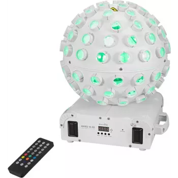 EUROLITE AKKU B-40 Laser Beam Effect AIR White, 5x 8W RGBW LED, RG Laser, Battery up to 11h
