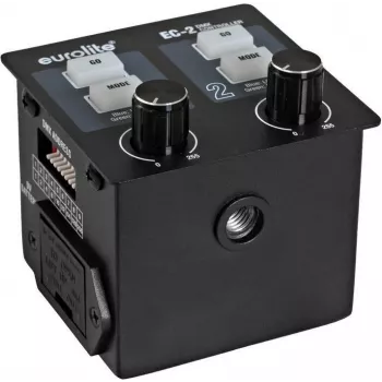 EUROLITE EC-2 DMX Controller 2-Channel for Fog Machines Strobes Blinders 70064579