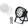 EUROLITE LED IP PAR 14x10W HCL Outdoor RGBWA+UV Wash Light with PowerCON TRUE1 and IP65 Rating 51914172