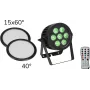 EUROLITE LED IP PAR 7x9W SCL Spot with 15x60° and 40° Diffuser Lenses 20000672