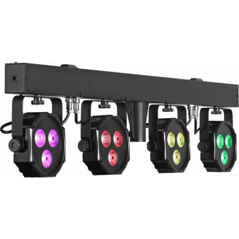 EUROLITE LED KLS-402 Compact Light Set AIR 4x RGB/WW Spots AirW Wireless