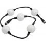 EUROLITE LED Pixel Ball 360° 1m MK2 – Flexible RGB Pixel Strand, 5 Segments, 24V DC