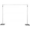 EUROLITE MCS-3148 Mobile Curtain Stand, Telescopic Aluminum, 2.5-4.8m Width, 2.1-3.0m Height, 20kg Load