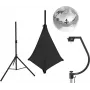 EUROLITE Mirror Ball Set 30 cm with Stand and Black Cover 20000705