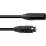 EUROLITE SEC-1 IP65 3-Pin DMX Cable 3m Black Waterproof