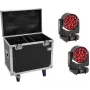 EUROLITE Set 2x LED TMH-H380 Beam/Wash/Flower Effect Moving Head with Flight Case