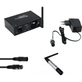 EUROLITE Set freeDMX AP Wi-Fi Interface + QuickDMX Wireless Transmitter + DMX Cable 20000870