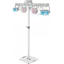 EUROLITE Set LED KLS Laser Bar FX Light Set White + BPS-2 Speaker Stand White 20000920