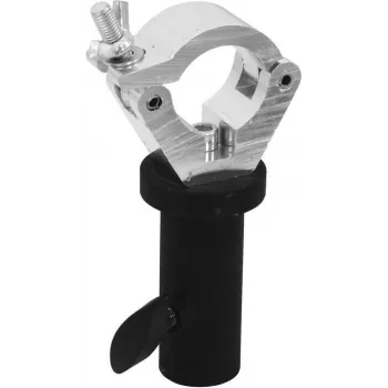 EUROLITE STR-3550L Truss Clamp Adapter Half Coupler 75kg 32-35mm Silver 59007084
