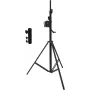 EUROLITE STT-400/85 Crank Stand Set with STV3529 Long Adapter, TÜV/GS Certified, Black 20000328